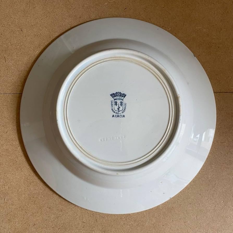 Amazon | フランス アンティーク サンタマン アカシア 深皿